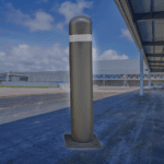 Bolardos metálicos Bolardos de protección metálicos Pilonas Bolardo metálico fijo